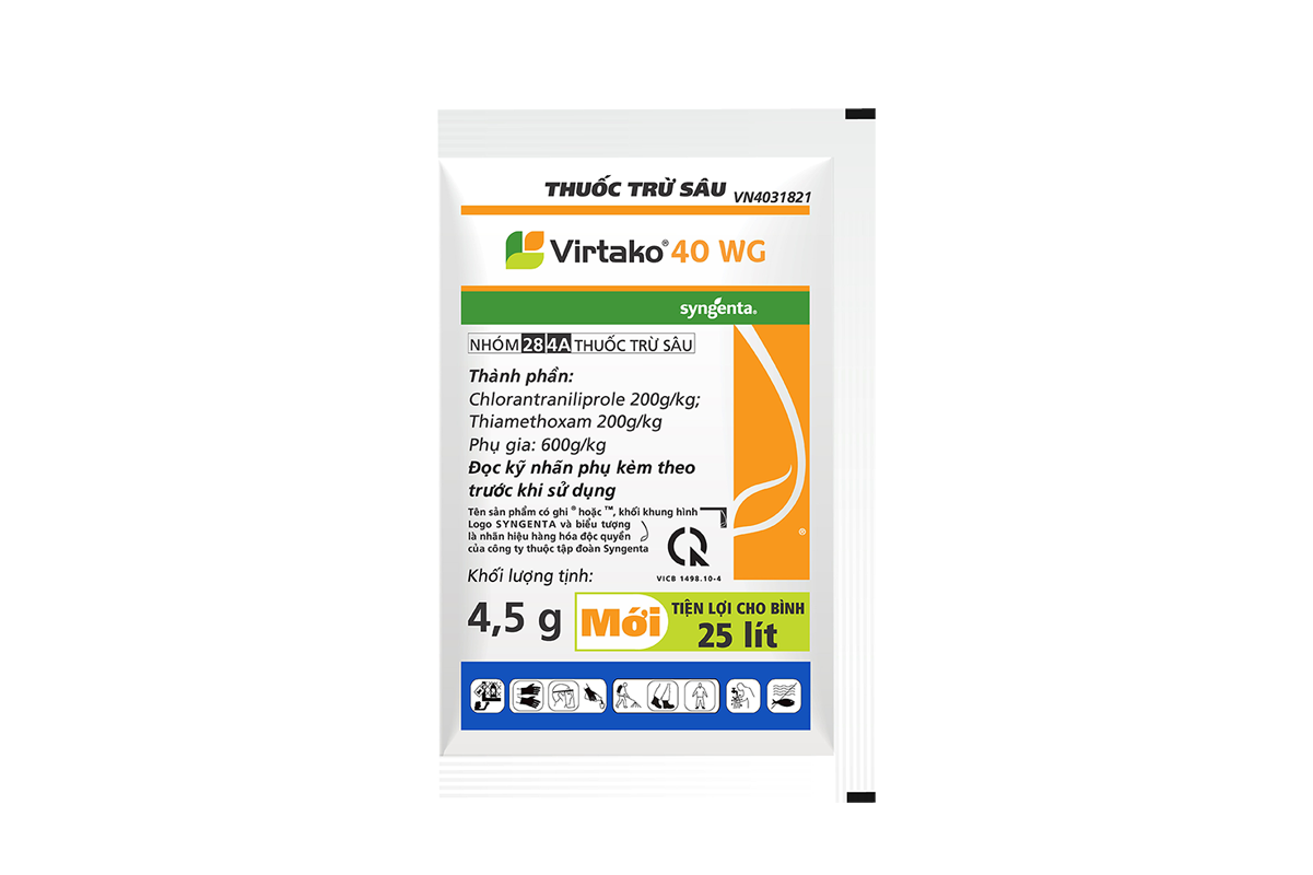 Virtako 40WG – Clean of pests, strong rice growth